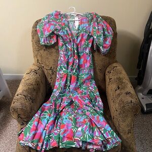 Colorful Floral Maxi Dress